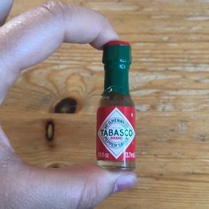 Baby mini tabasco sauce